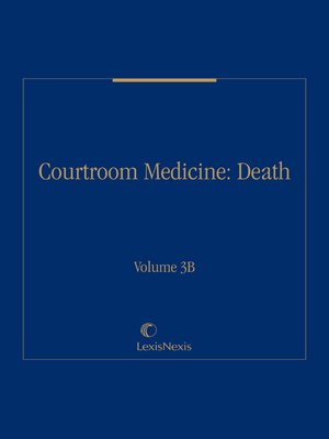 cover image of Courtroom Medicine: Death